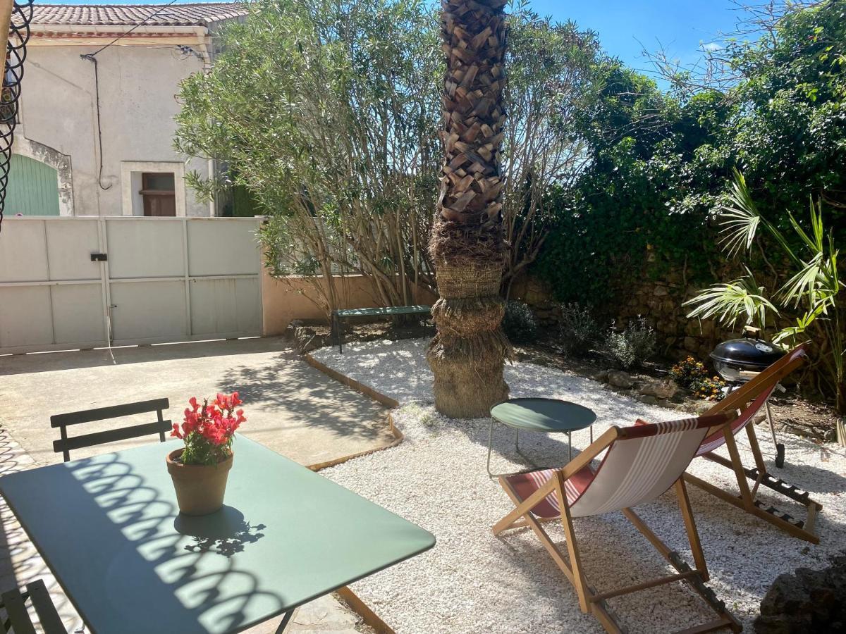 Gite Le Palmier - Perfectly Located Cosy Studio With Private Garden Puissalicon Dış mekan fotoğraf